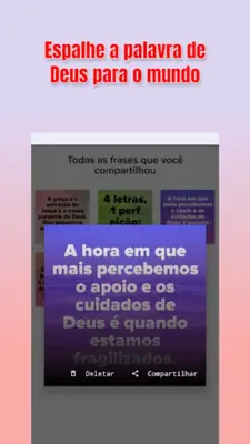 Frases de Deus - WAStickerApps android App screenshot 1